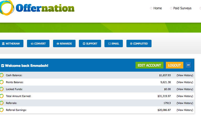 Offernation Earnings