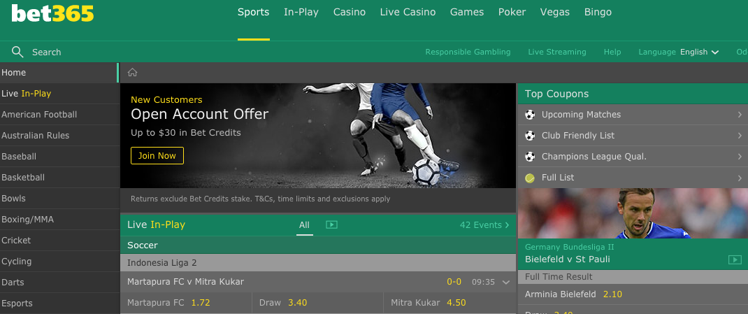 Is bet365 legal