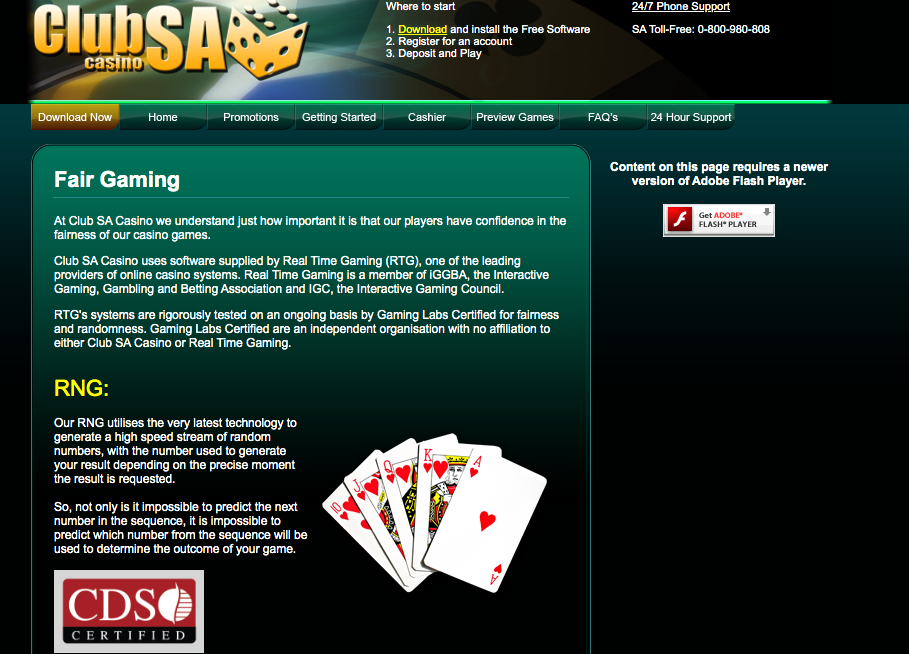 club sa online casino