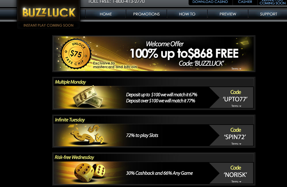 buzzluck online casino ndb