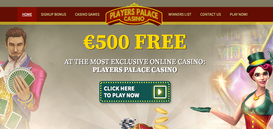 players palace casino login