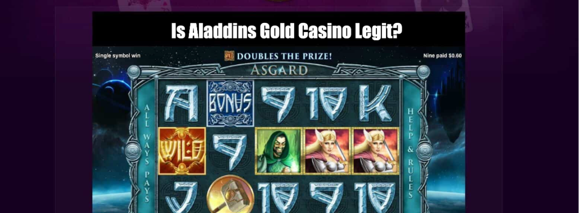 Is Aladdins Gold Casino Legit?